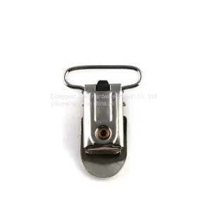 1 Inch Metal Suspender Mitten Clips for Garment - w/ Round Inserts thumbnail-2