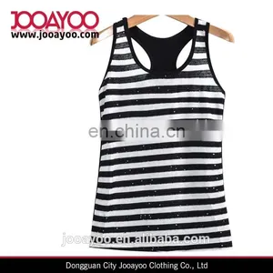 Fashion Women Ladies Black Spaghetti Strap Embroidered Tassel Vest Tank Top thumbnail-1