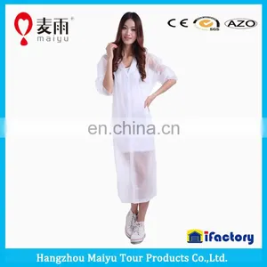 2015 Fashion Raincoat Adult Long Raincoat Long Rain Coat thumbnail-4