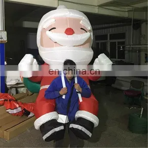 Walking Inflatable Santa Puppet for Christmas Advertising Promotion Sam yu 7777 thumbnail-1