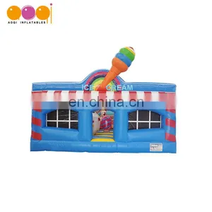 Ice Cream Store Theme Inflatable Multiplay Funcity Combo thumbnail-1