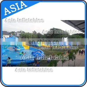 Commercial 15m Big Portable Inflatable Water Park , Inflatable Water Park thumbnail-2