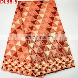 Higg Quality African Swiss Voile Lace Dry Lace Fabric for Clothes thumbnail-5
