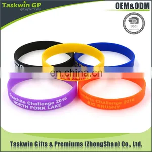 High Quality Arts and Crafts Rubber Gift Silicone Bracelet/silicone Wristband for Promotional Gift thumbnail-5