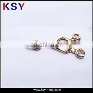 New Arrival Beautiful Gold Zipper Parts for Garments thumbnail-3