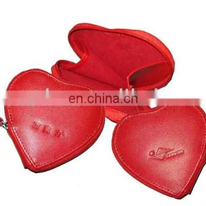 Reliable Quality Heart Design Genuine Leather Coin Case for Sale thumbnail-2