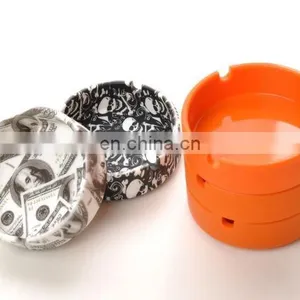 Easy To Clean Dishwasher Safe Truck Ashtray Table Silicone Ashtray thumbnail-2