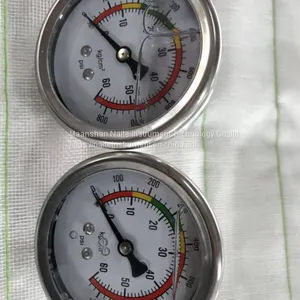 Industrial Heavy Duty Waterpfoof Pressure Gauge for Hydraulic Press Brake thumbnail-2
