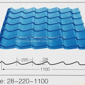 Prepainted Color Corrugated Steel Sheet for Roofing Walling Sheet thumbnail-1