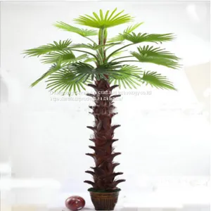 China Supplier 150cm Mini Artificial Palm Tree Potted thumbnail-1