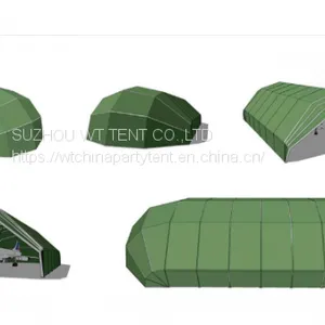 High Quality Military Hangar Tent;helicopter Hangar Tent,military Trade Show Tent ,military Warehouse Tent for Sale thumbnail-1
