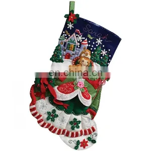 Christmas Stocking Decoration Baby Christmas Stockings With Ornament Set for Kids thumbnail-5
