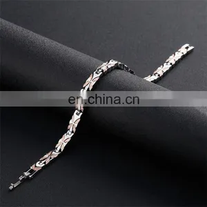 316L Stainless Steel Adjustable Blood Pressure Control Bracelet Magnetic thumbnail-4