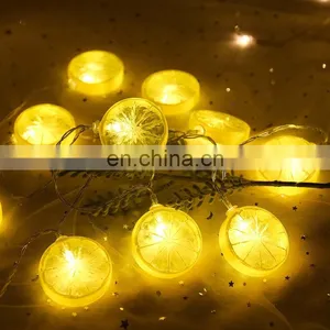 Decorative Bedroom LED Fruit Lemon Slice Lights Garland Party String Light thumbnail-3