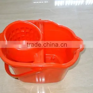 High Quality Plastic Cleaning Mop Bucket With Wringer and Wheel thumbnail-4