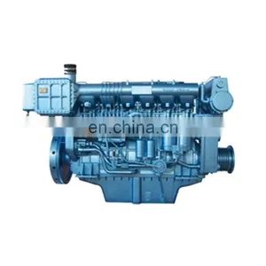 456KW Weichai X6170ZC620-4 Marine Diesel Engine thumbnail-1