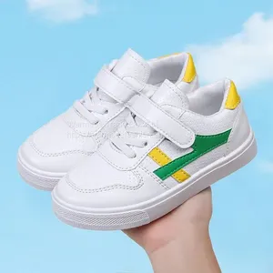 Boys and Girls Breathable Net Shoes Summer New Mesh Children's White Shoes Sneakers Elementary and Middle School Students Soft-soled Sneakers Sports Shoes thumbnail-2