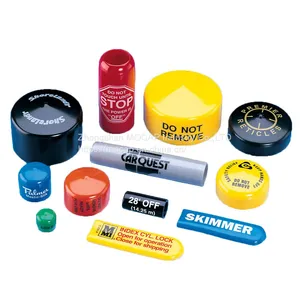 Customized Plastic Vinyl PVC Pipe End Cap With Hole and Print thumbnail-2