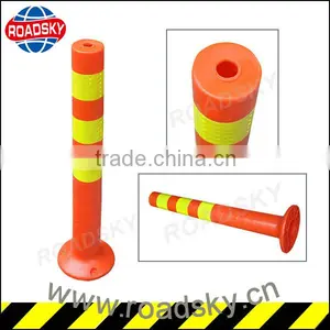 Soft Flexible PE Plastic 750mm Road Traffic Post thumbnail-1
