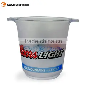 SGS Johnnie Walker Round Ice Bucket Plastic Material Plastic Ice Buckets for Party thumbnail-3