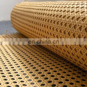 High Quality Mesh Rattan Webbing Rolls Synthetic Rattan Material With Good Price/paper Rattan Cane Webbing thumbnail-2