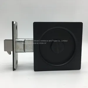 Black Color Square Shaped Sliding Door Lock thumbnail-1