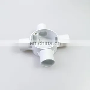 4 Way Intersection Hot Sell Junction Box Outdoor Plastic White thumbnail-4