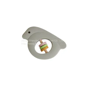 Baby Wooden Bird Bed Rattles Toys Teether thumbnail-5