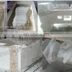 SKW-1325B Big z Axis Cnc Router Spindle Rotate Mould Making Cnc Router 4 Axis Foam thumbnail-5