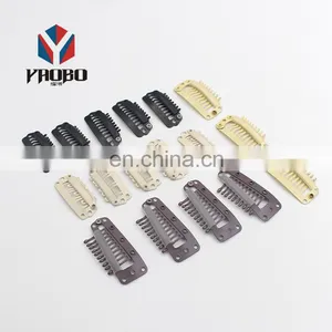 Fashion High Quality Metal Black Wig Clip For Hair Extensions thumbnail-5