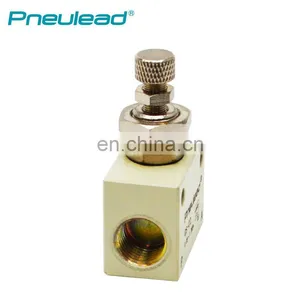QS Series One Way Throttle Valve Manual Pneumatic Flow Control Valve thumbnail-2