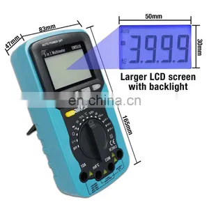 Allosun EM5510 Digital Multimeter 5 in 1 Sound Level Humidity Luminosity Autoranging Multimeter Temperature Tester thumbnail-2