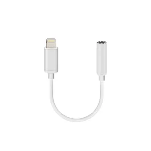 MFi Certified for IPhone 7/8 Lightning to 3.5mm Jack Headphone Adapter Audio Converter for IPhone 12/ 12 Pro thumbnail-5