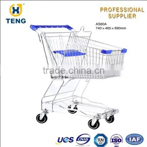 Asia Style Smart Classcial Steel Unfolding 60L Shopping Trolley thumbnail-1