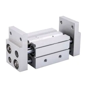 MHL2-16D Air Gripper Wide Type Parallel Style Pneumatic Air Parallel Wide Finger Cylinder Double Acting Wide Opening Air Gripper thumbnail-1
