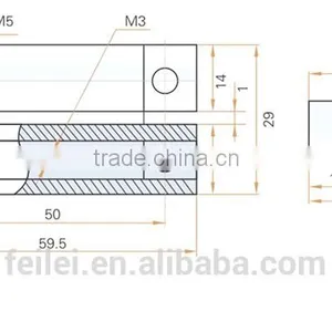 Zhejiang Manufacturer Door Locks Hinge With Zinc Plated thumbnail-5
