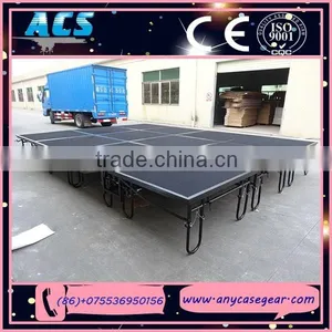 ACS Wooden Platform Stage, Event Stage, Stage Covering With Wheels thumbnail-1