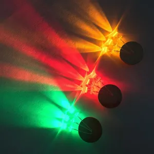 Ultra High Brightness LED Bead Yellow LED Light Emitting Diode 5MM Round Head Traffic Signal Dedicated Red Light thumbnail-2
