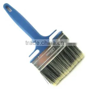 Polished Plastic Handle Pure White Boiled Bristle Painting Brush Industrial Brush Cleaning BBQ Tool All Size Set Paint Brush thumbnail-1