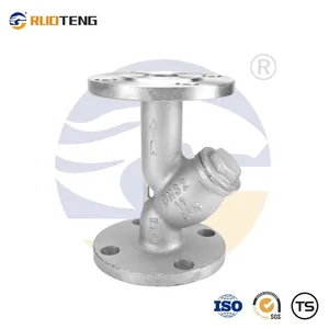 [Ruoteng] Simple Structure Complete Specifications Water Oil Gas Normal Temperature SS304 Internal Flanged Y-Strainer thumbnail-1
