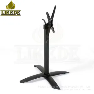 Adjustable Aluminum Folding Table Metal Coffee Dining Table for Restaurants thumbnail-2