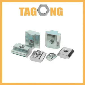 Heavy Duty T Slot 6mm 8mm Slider Nut T20 T30 T40 T45 Slot Industrial Aluminum Profile Water Treatment Stainless Steel thumbnail-3