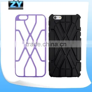 2 in 1 For Apple Iphone 6 Plus 5.5" Silicone CASE thumbnail-1