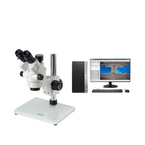 HST-JSZ7E Trinocular Continuous Zoom Stereomicroscope With Measurement Software thumbnail-1