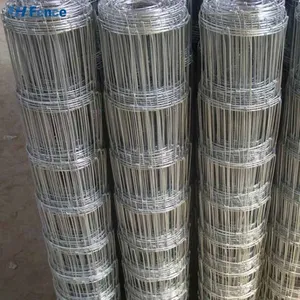 High Tensile Galvanized Cattle Fence Field Security Livestock Protection Field Mesh Fence thumbnail-2