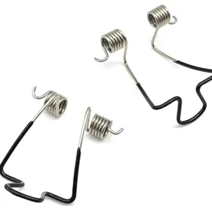 Custom Zinc Plated Plastic Dipping Butterfly Springs Small Double Torsion Spring thumbnail-2
