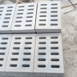 Concrete Steel Bar Ditch Cover Plate Mold, Leakage-preventing Precast Grate Plastic Mold, Sturdy and Durable thumbnail-4