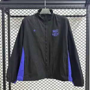 La Liga 25-26 Season Barça Co-branded Long Sleeve Windbreaker Training Shirt Match Jersey No. 10 Yamal Football Shirt thumbnail-1