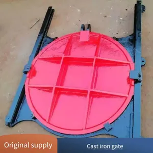 Pictures of Cast Iron Gate Flap Valves for Channel Water Stop and Backflow Prevention thumbnail-5