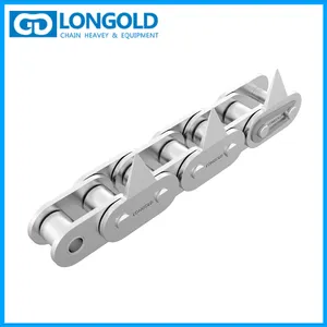 LONGOLD Stainless Steel Sharp Tooth Chain, Special Attachment Plate Chain, Made in China thumbnail-4